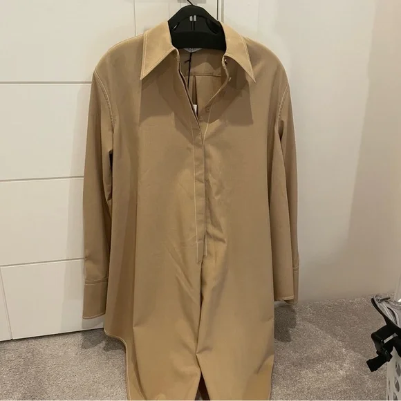 JW ANDERSON Waterfall poplin shirt, size 2